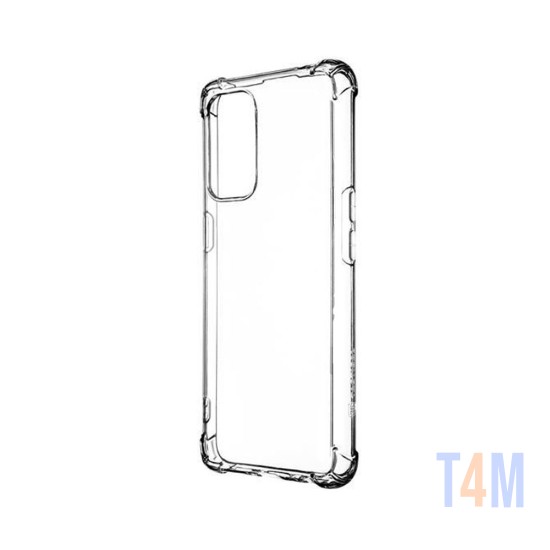 Capa de Silicone com Cantos Dura para Oppo A16 Transparente